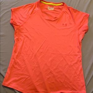 Pink dry fit underarmour shirt
